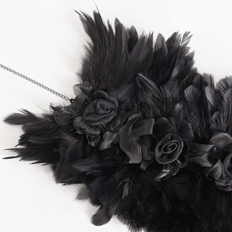 Unisex Gothic Feather Collar - Image 17