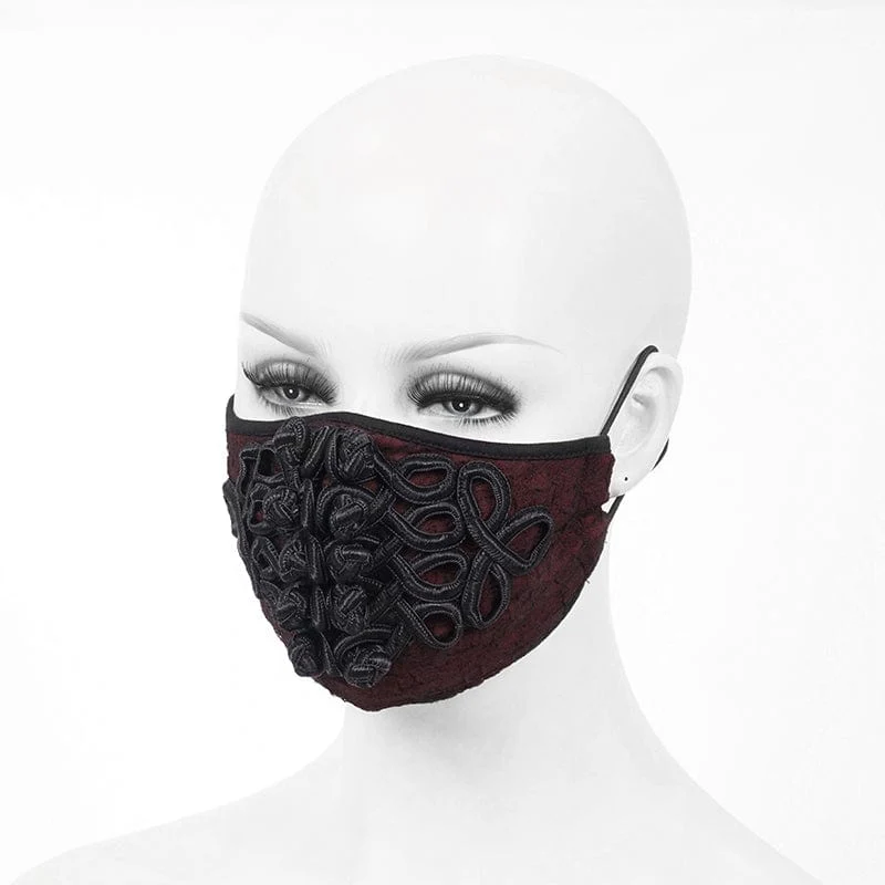 Unisex Gothic Jacquard Mask - Image 6