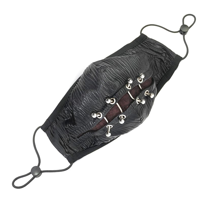 Unisex Gothic Rivets Mask - Image 6
