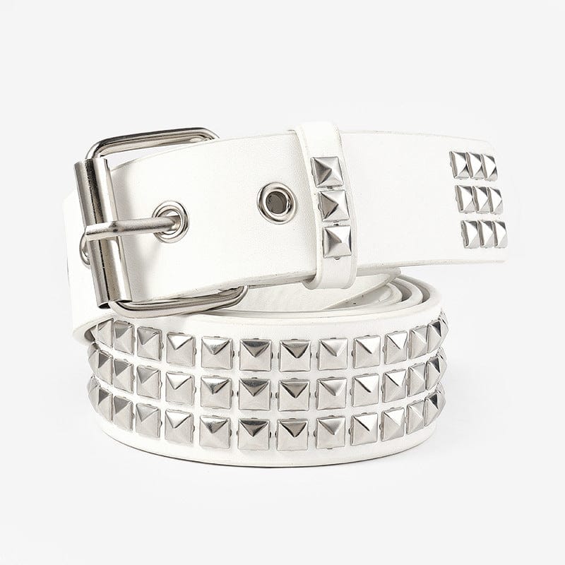 Unisex Punk Rock Metal Rivet Belts - Image 3