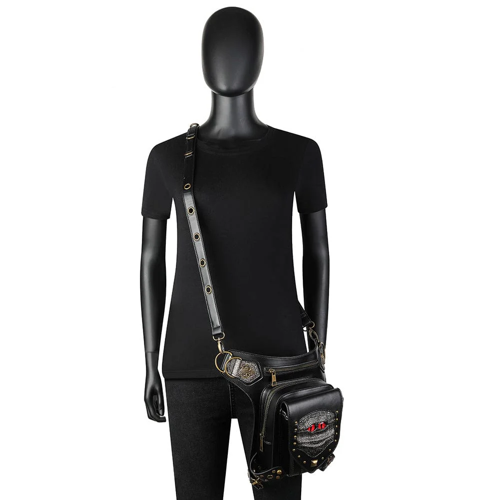 Unisex Steampunk Evil Eyes Multifunctional Bag - Image 2