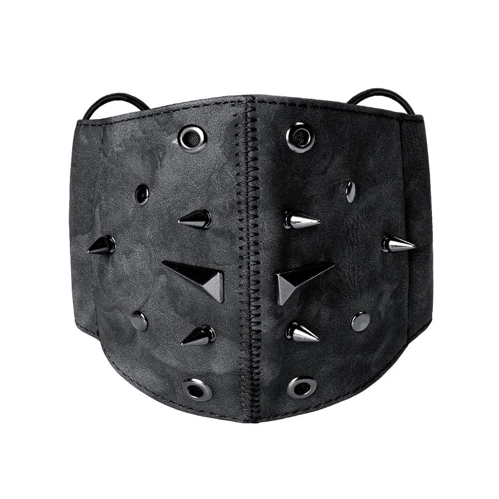 Unisex Steampunk Rivets Eyelets Mask - Image 3