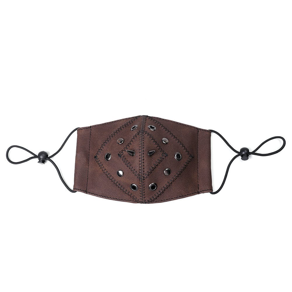 Unisex Steampunk Rivets Nailed Stitch Mask - Image 3