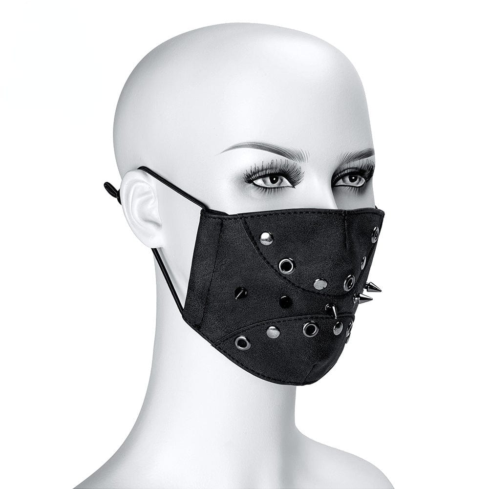 Unisex Steampunk Rivets Splice Eyelets Mask - Image 2