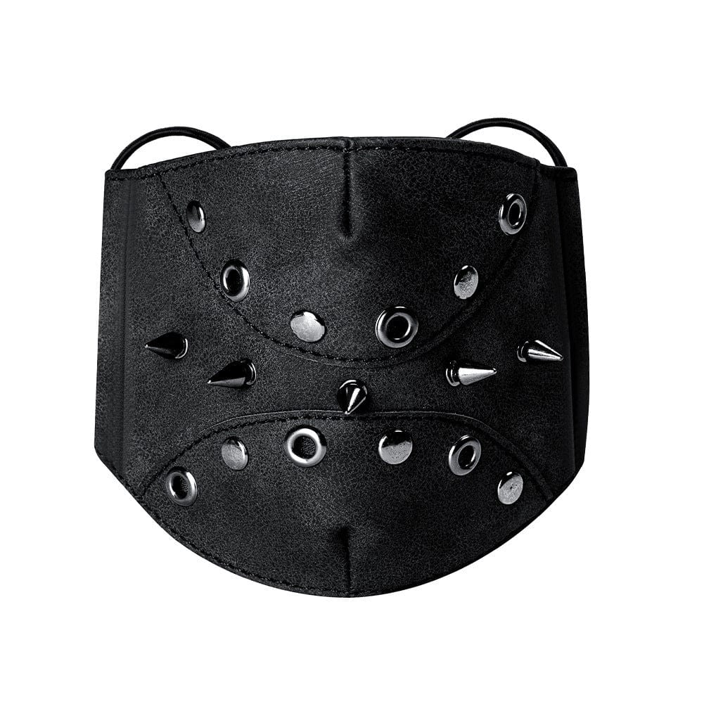 Unisex Steampunk Rivets Splice Eyelets Mask - Image 3