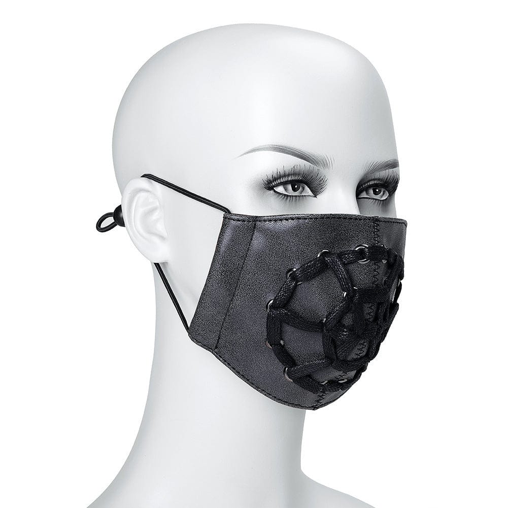Unisex Steampunk Rivets Splice Eyelets Mask - Image 2