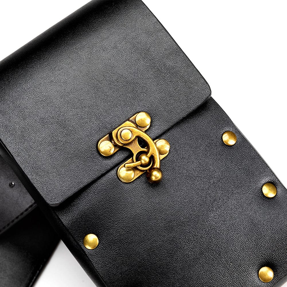 Unisex Vintage Rivet Buckle Waist Bag - Image 12