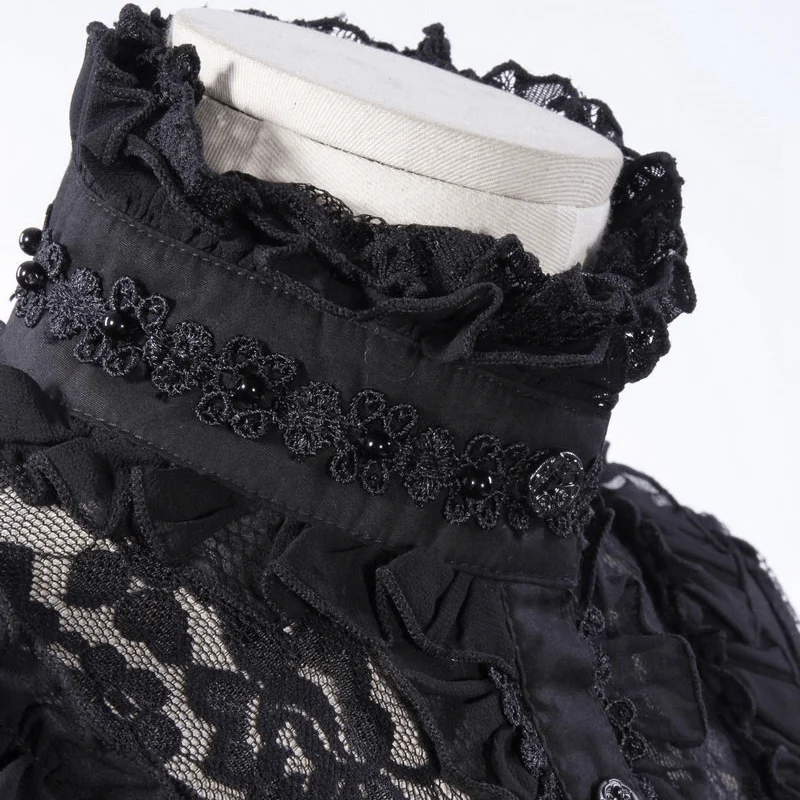Vintage Frilly Full Sleeve Shirt - Image 6