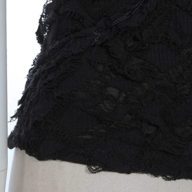 Women's Vintage Off shoulder Lace Short Top - Image 11