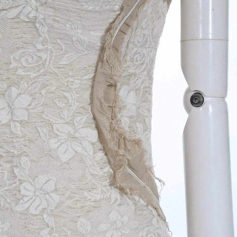 Women's Vintage Off shoulder Lace Short Top - Image 4
