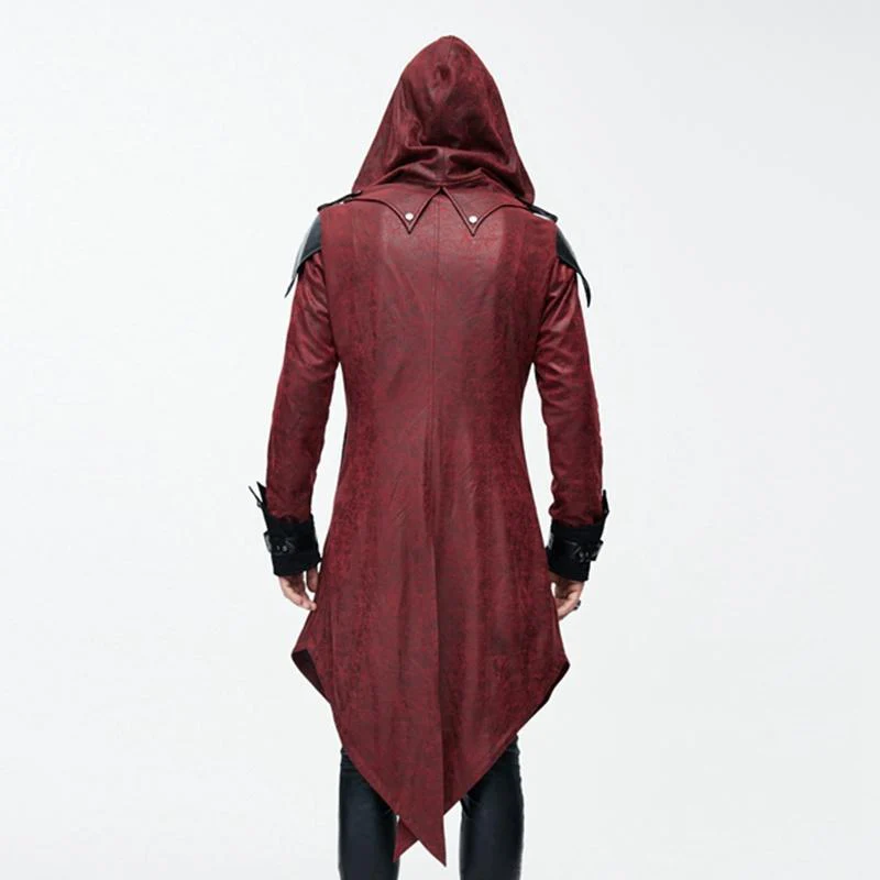 Men's Vintage Tailcoat With Leather Details - Image 7