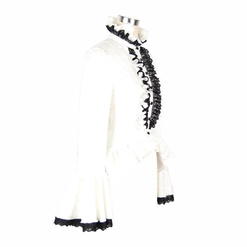 Women's Vintage Victorian Short Lace Top - Image 8