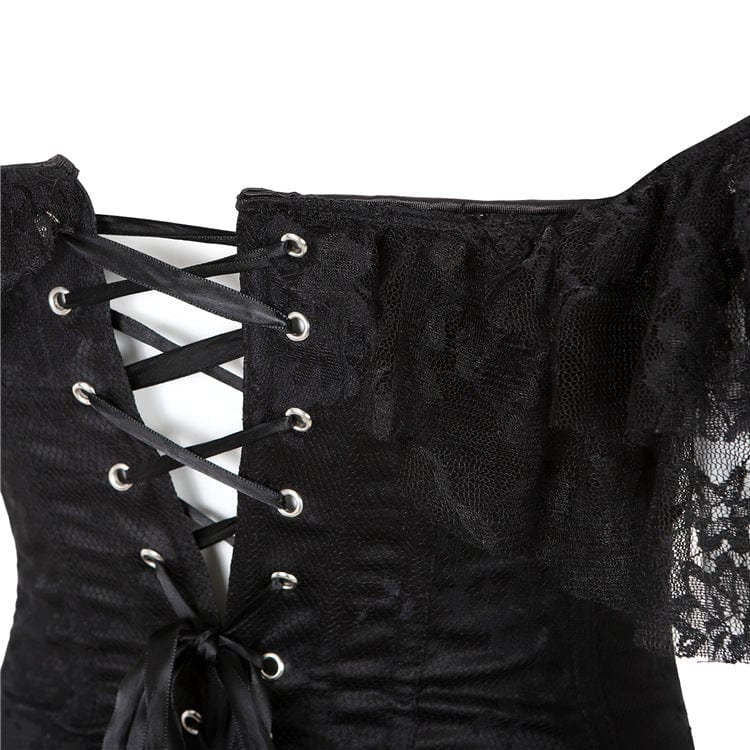 Women's Lace-up Buckles Fitted Corsets - Image 8