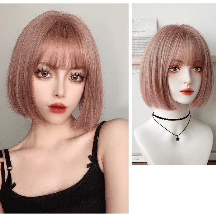 Women's Bob Haircut Synthetic Hair Extension - Image 5