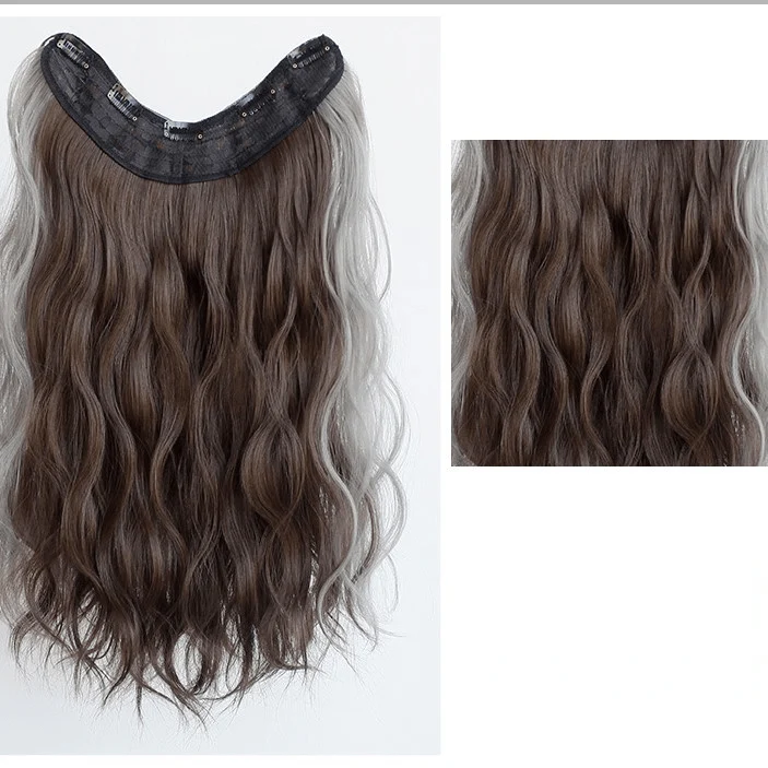 Women's Color Gradient U Tip Synthetic Hair Extension - Image 4