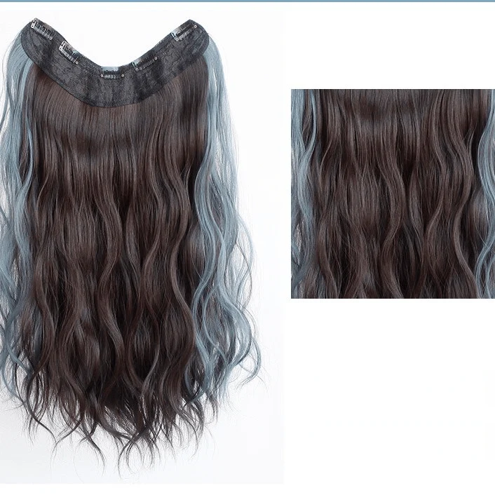 Women's Color Gradient U Tip Synthetic Hair Extension - Image 7