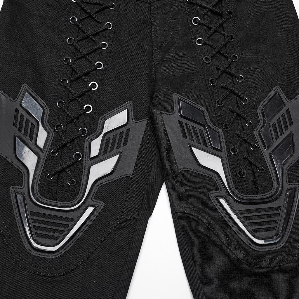Women's Cyberpunk Strappy Big-pocket Leggings - Image 6