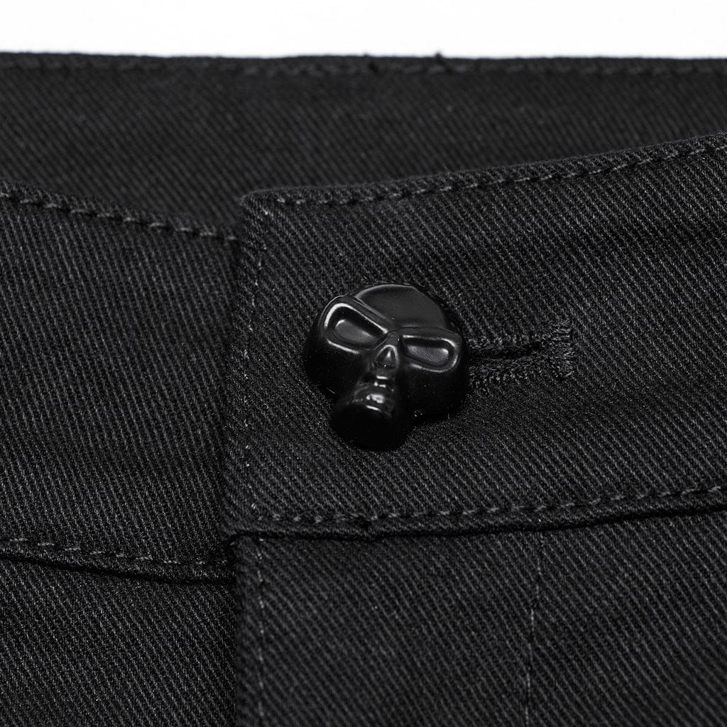 Women's Cyberpunk Strappy Big-pocket Leggings - Image 8