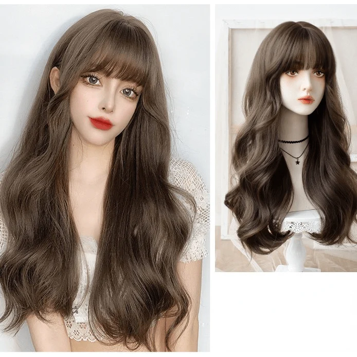 Women's Deep Wave Long Synthetics Hair Wig - Image 3