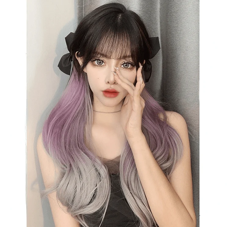 Women's Double Color Deep Wave Synthetics Hair Extension - Image 3