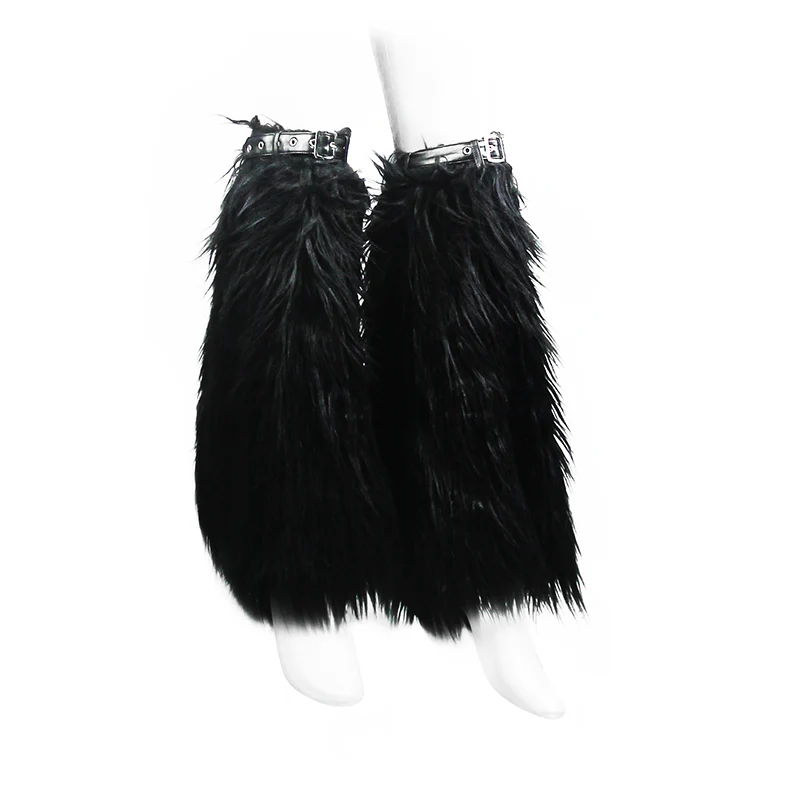 Women's Faux Fur Leg Warmer - Image 4