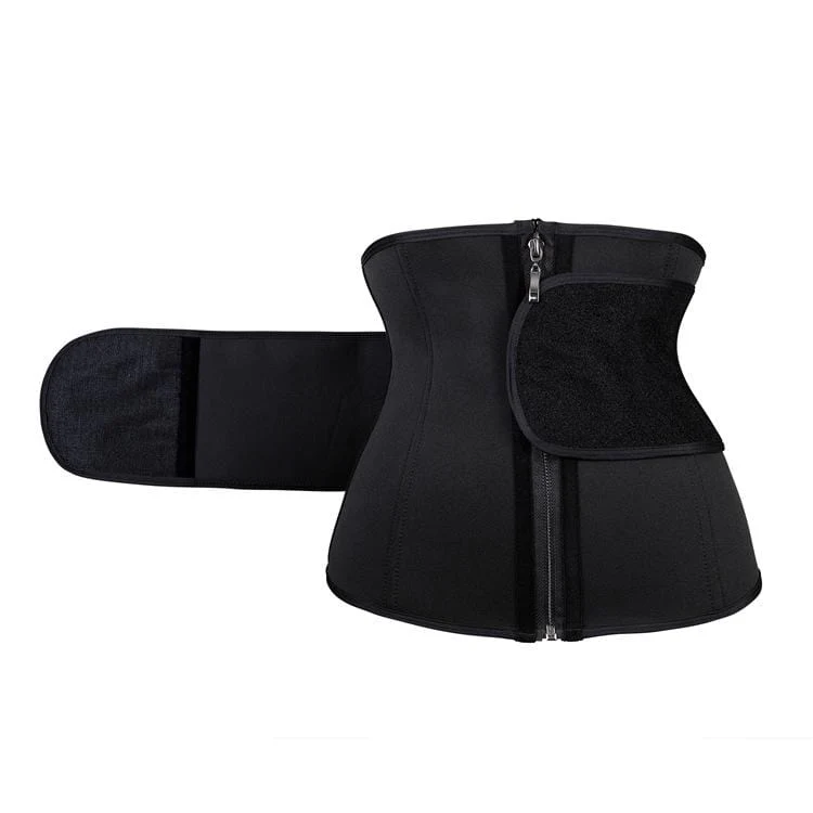 Women's Front Zip Hook And Loop Underbust Corsets - Image 7