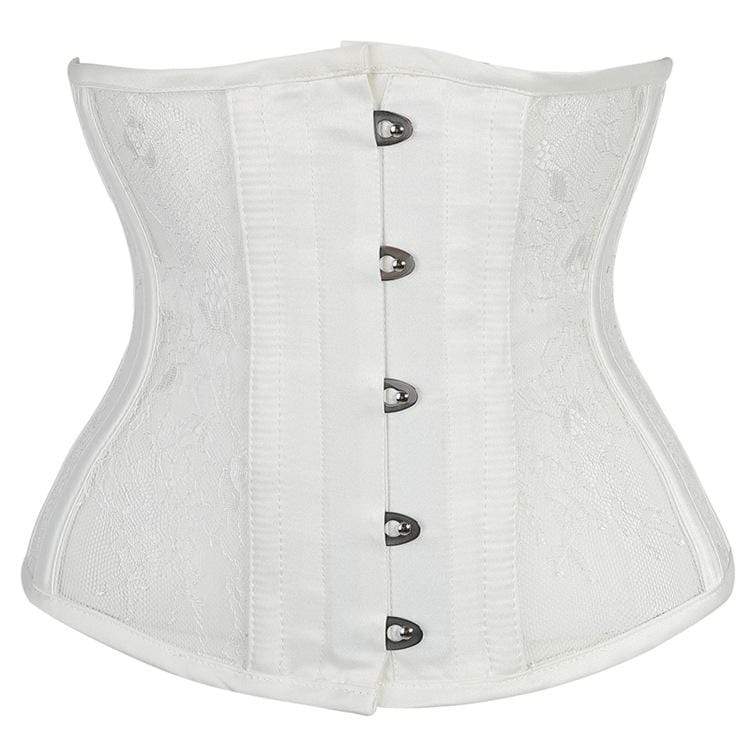 Women's Gothic 10-steel boned Mesh Underbust Corsets - Image 8