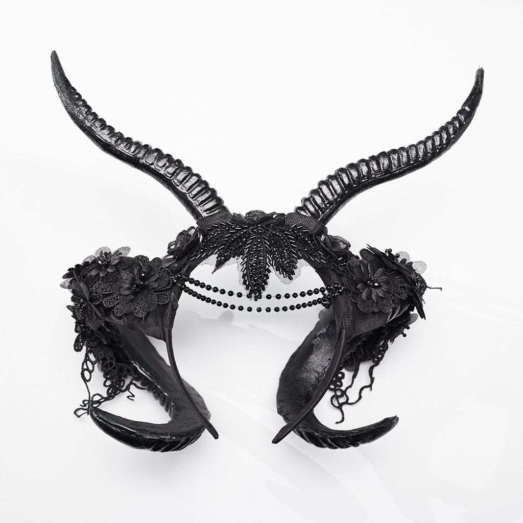 Women's Gothic Antler Headdress - Image 5