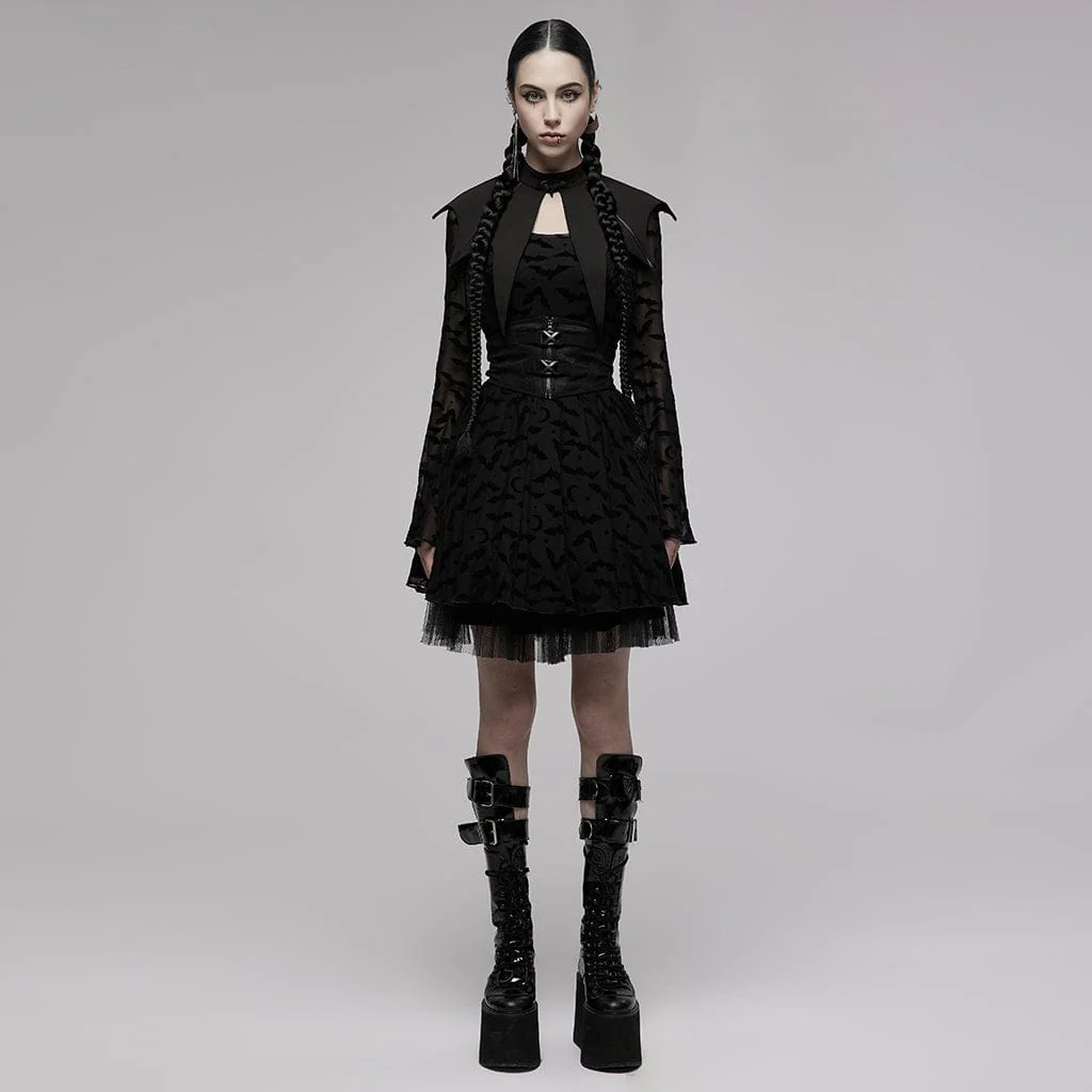 Women's Gothic Bat Shape Collar - Image 4