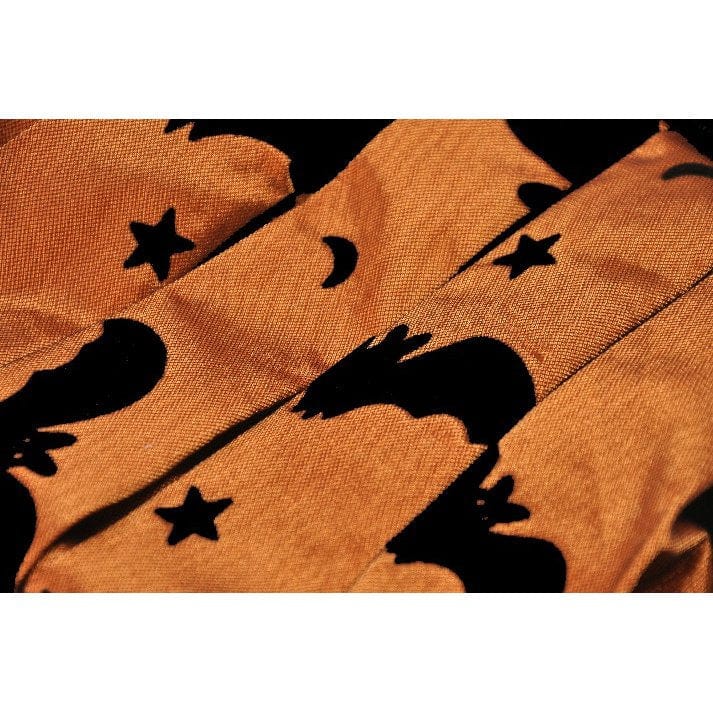 Women's Gothic Bat Star Moon Pattern Pumpkin-shaped Handbag - Image 11