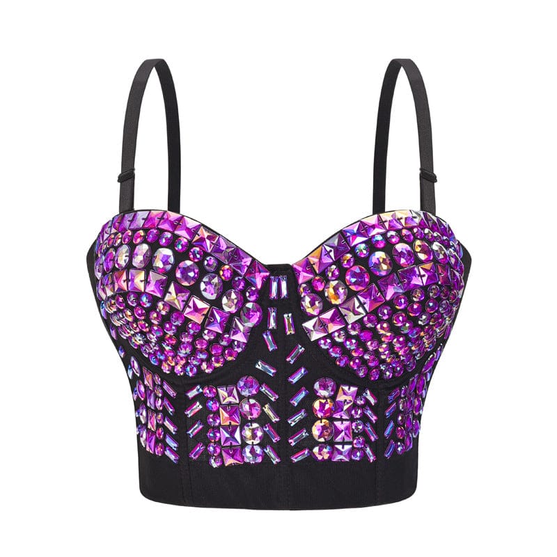 Women's Gothic Beaded Bustier