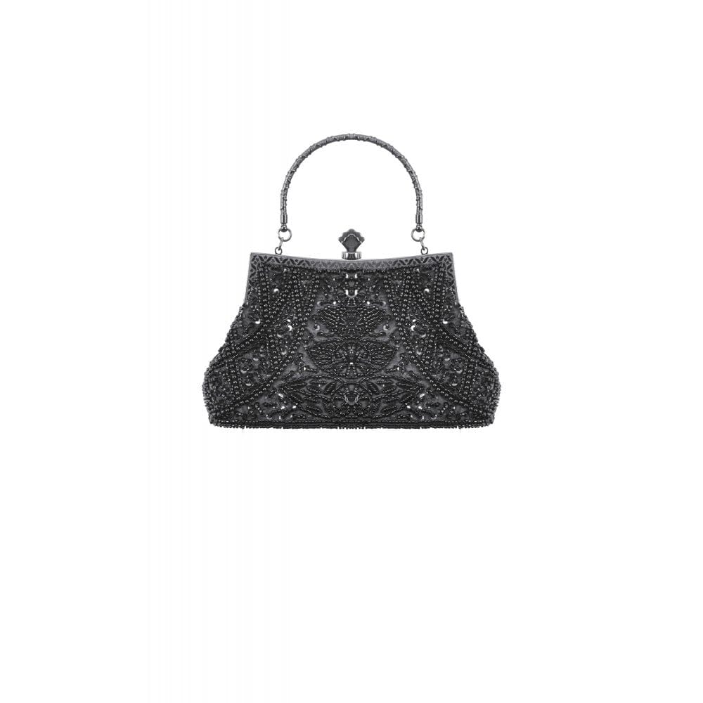 Women's Gothic Beaded Diamante Evening Bag - Image 7