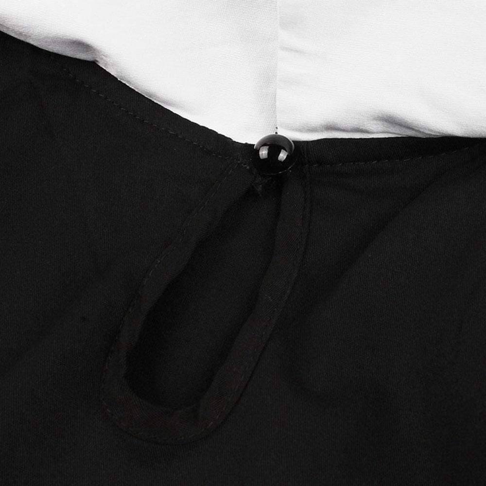 Women's Gothic Bet Embroidery Turn-down Collar Circle Dresses - Image 6