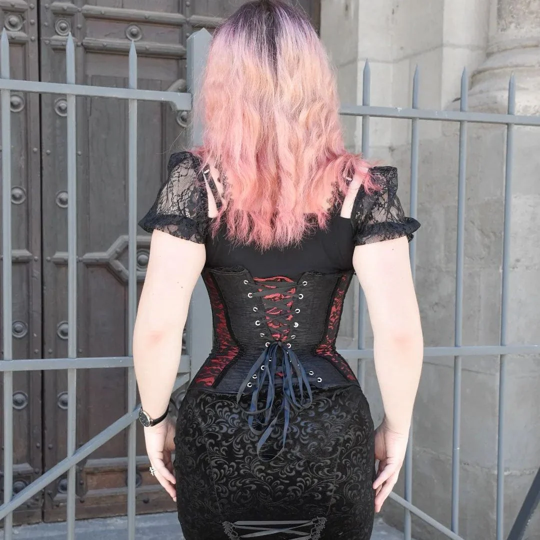 Women's Gothic Buckles Lace Overbust Corsets - Image 6