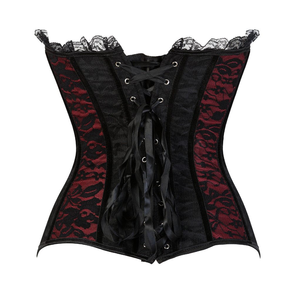 Women's Gothic Buckles Lace Overbust Corsets - Image 9