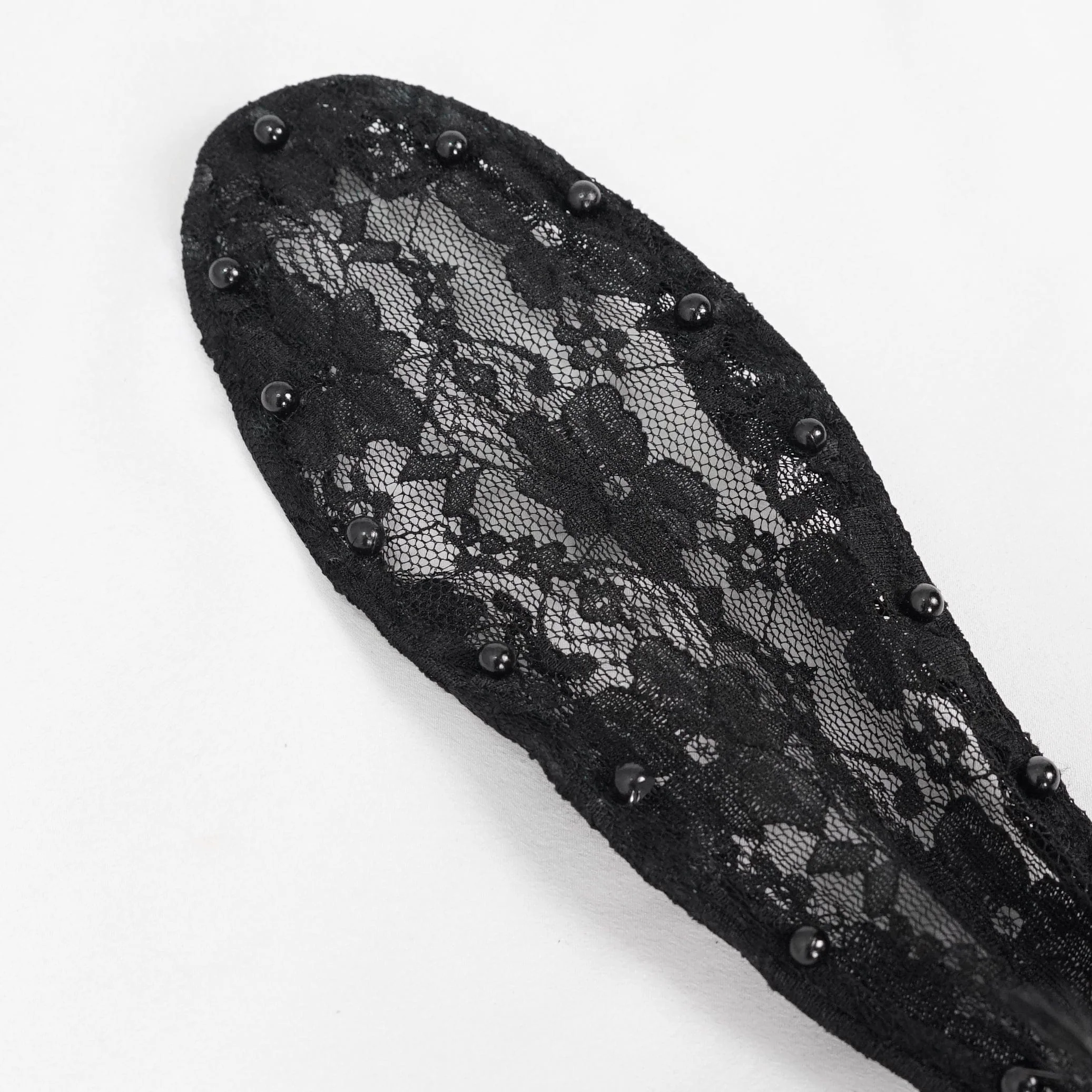 Women's Gothic Bunny Ears Floral Lace Headband - Image 7