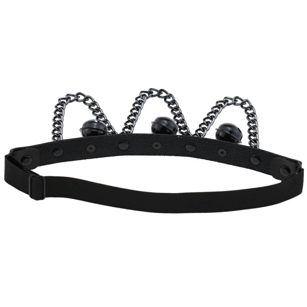 Women's Gothic Chain Leg Harnesses With Tinkle Bell - Image 2