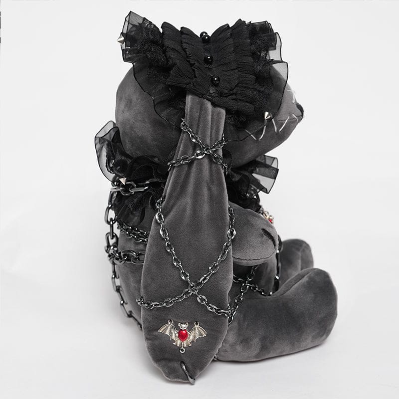 Women's Gothic Chained Rabbit Doll - Image 10