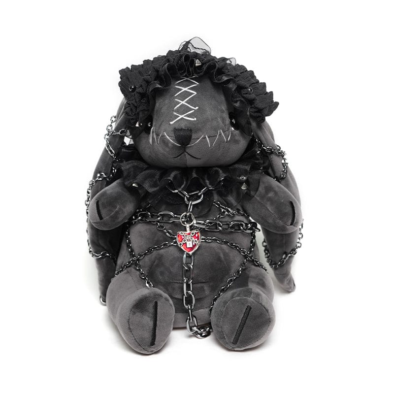 Women's Gothic Chained Rabbit Doll - Image 5