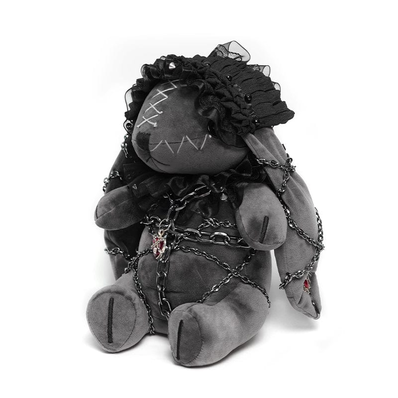 Women's Gothic Chained Rabbit Doll - Image 6