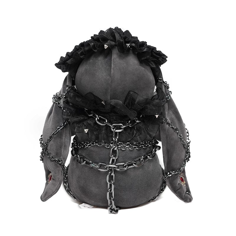 Women's Gothic Chained Rabbit Doll - Image 8