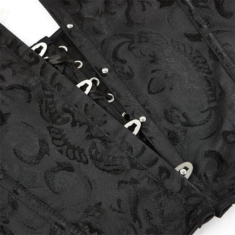Women's Gothic Court Halterneck Overbust Corset - Image 5