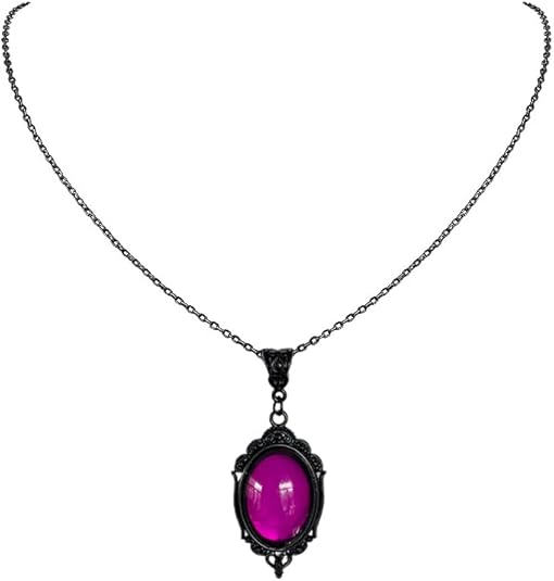Women's Gothic Crystal Teardrop Necklace - Image 6
