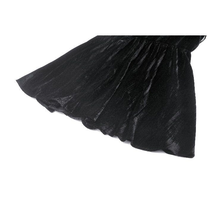 Women's Gothic Cut-out Lace Short Dress - Image 16