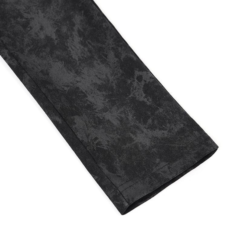 Women's Gothic Cutout Buckles Pants - Image 12