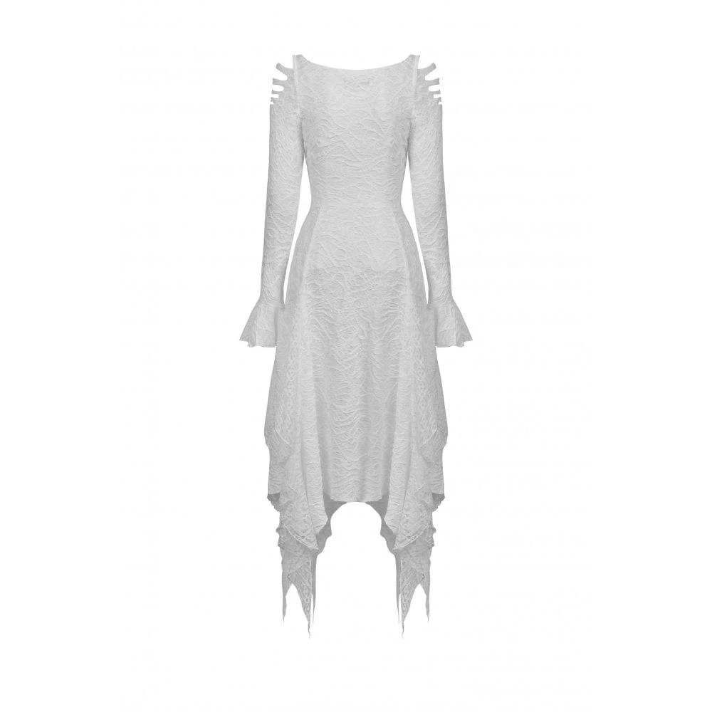 Women's Gothic Cutout Irregular Dress - Image 9