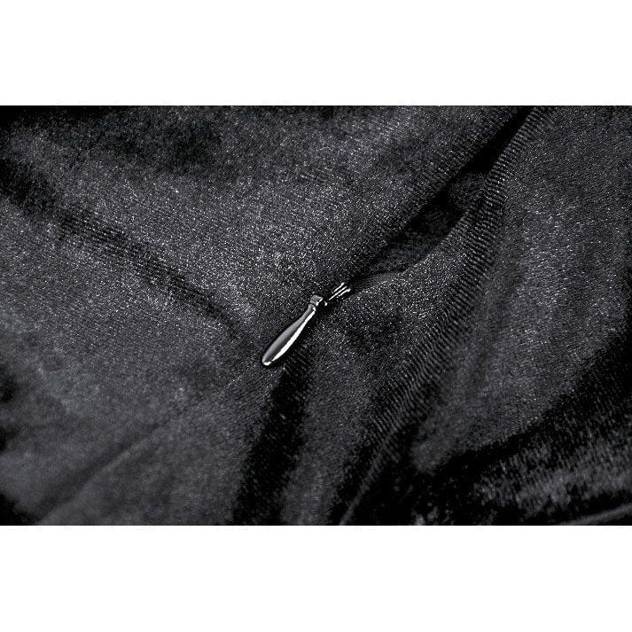 Women's Gothic Eyelets Side Slit Maxi Dresses Wedding Dress - Image 16