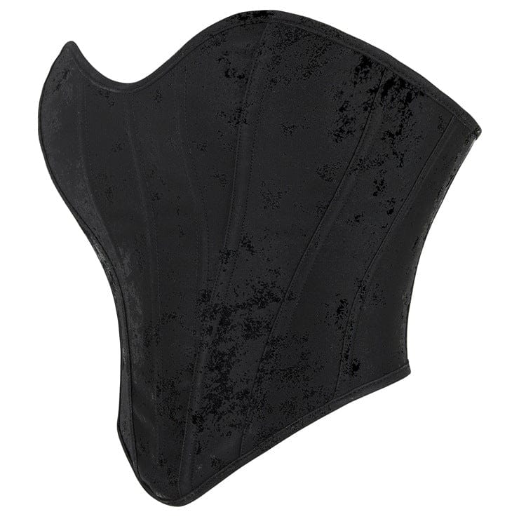 Women's Gothic Flannelette Zipper Overbust Corset - Image 2