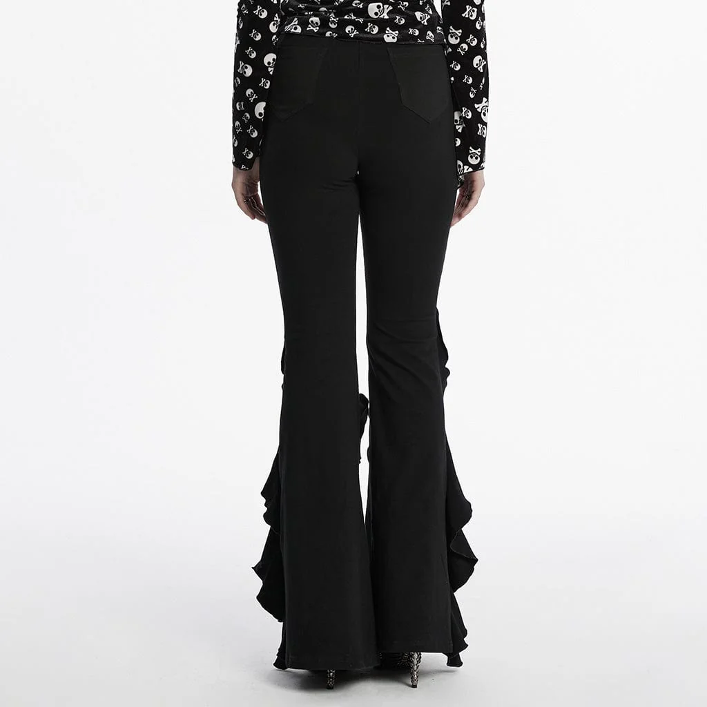 Women's Gothic Flared Flared Pants - Image 3
