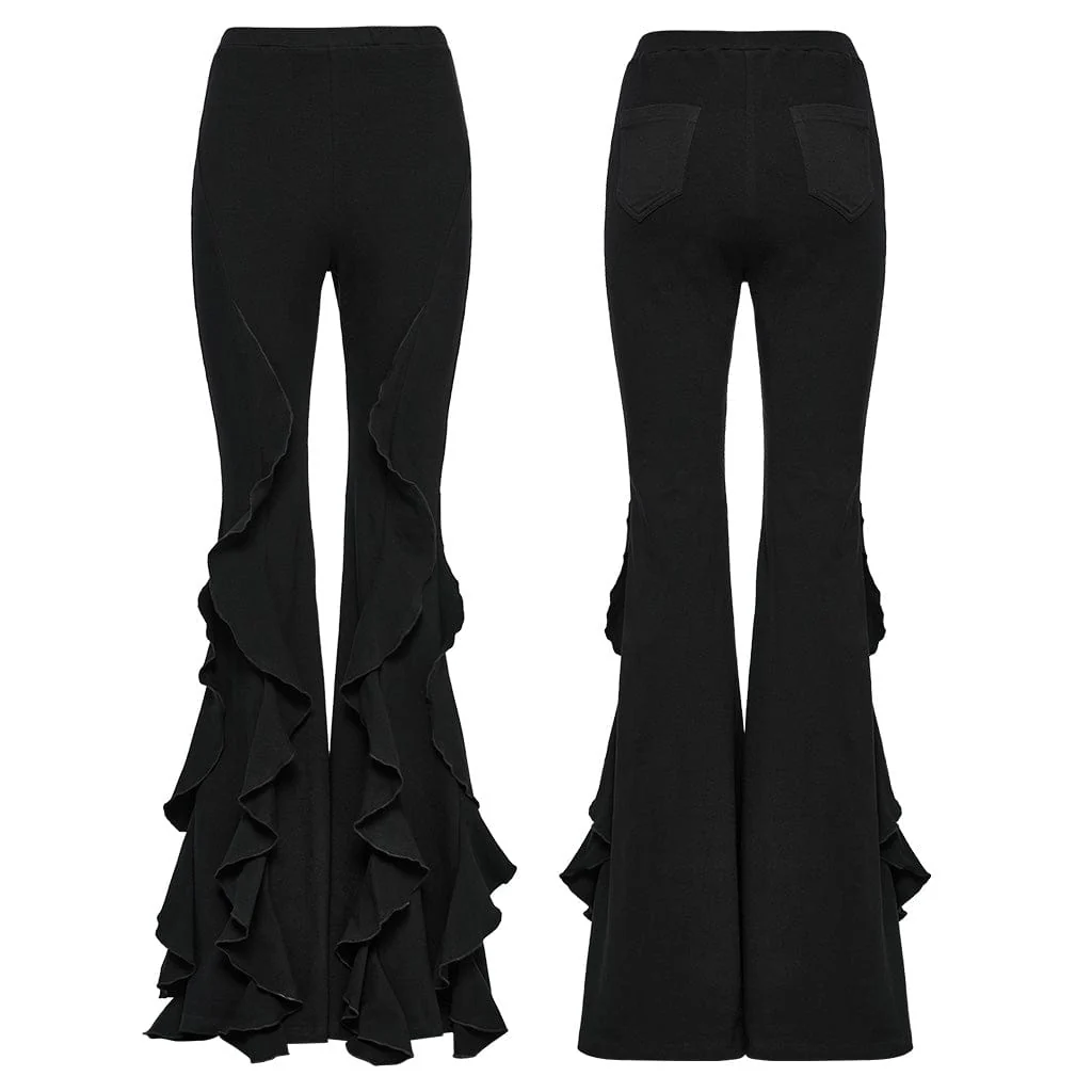 Women's Gothic Flared Flared Pants - Image 5